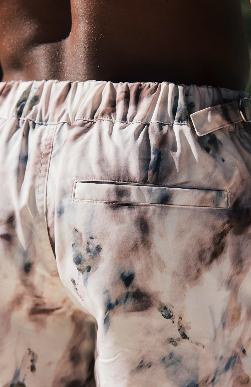 2PK Nero Swim Shorts in Stripe/Watercolour - Image 3