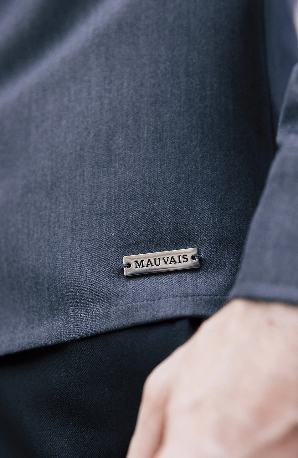 Arlington Slim Overshirt in Slate - Image 4