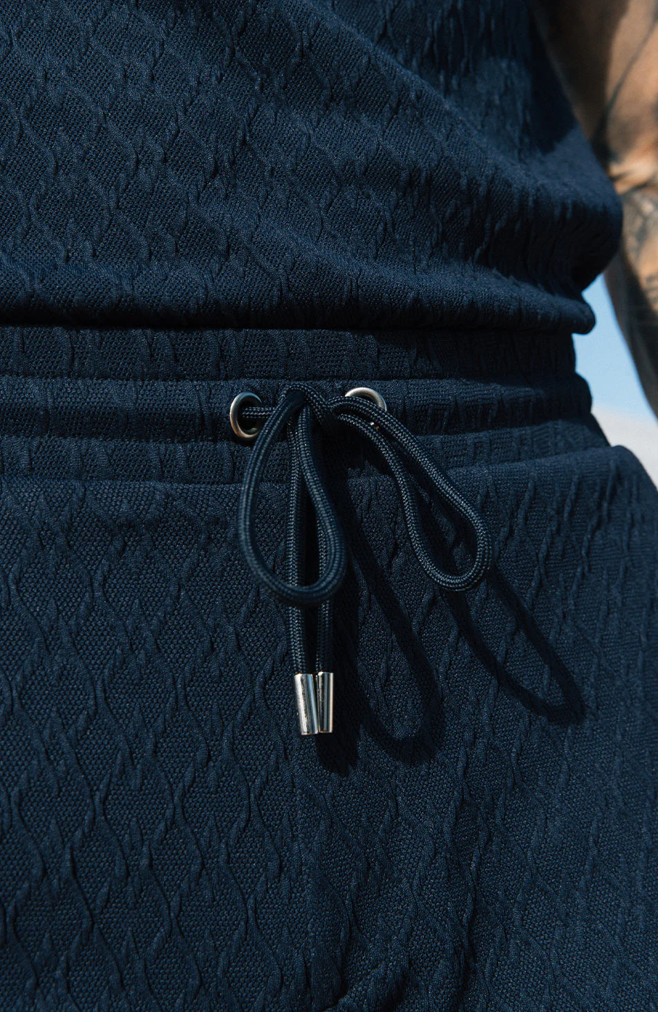 Cannes Knit Shorts in Navy - Image 2