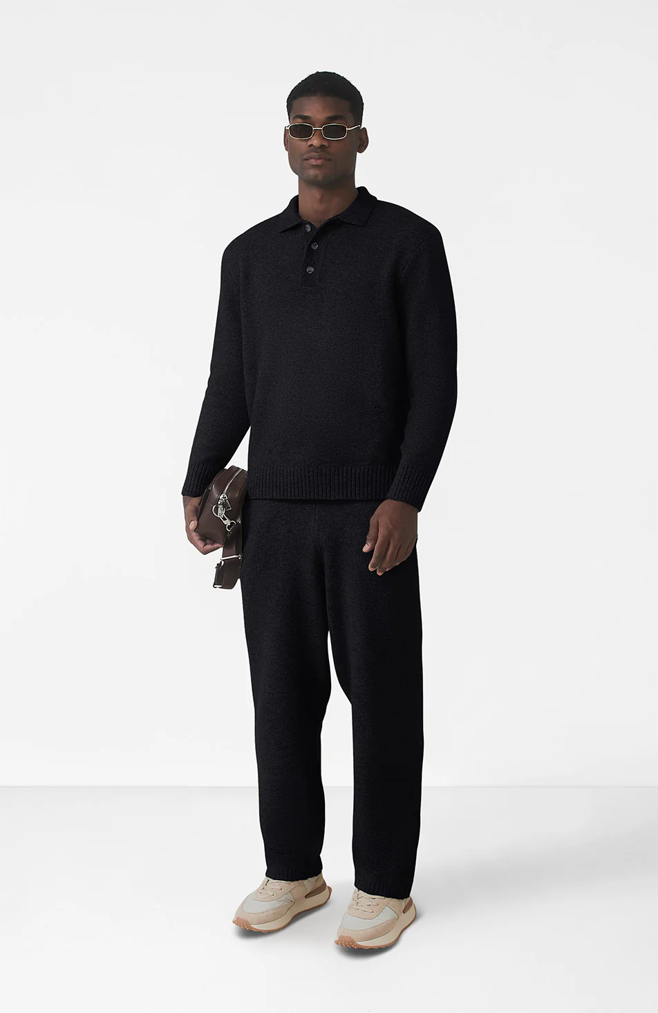 Montreux Knit Jogger in Black