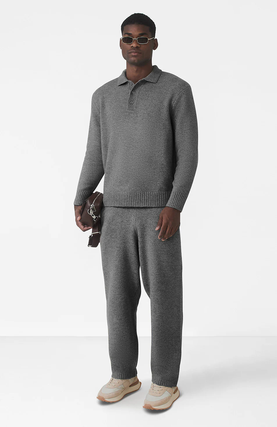 Montreux Knit Jogger in Grey - Image 2