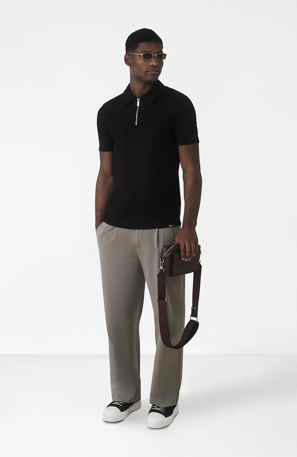 Signature Classic Polo in Black - Image 2