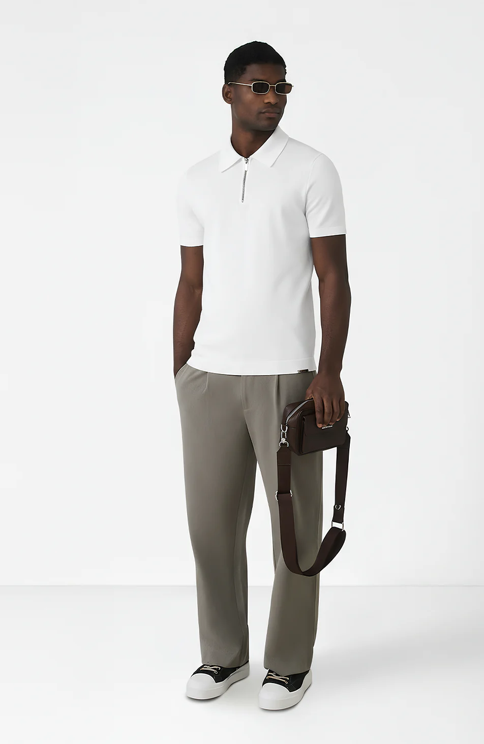 Signature Classic Polo in White
