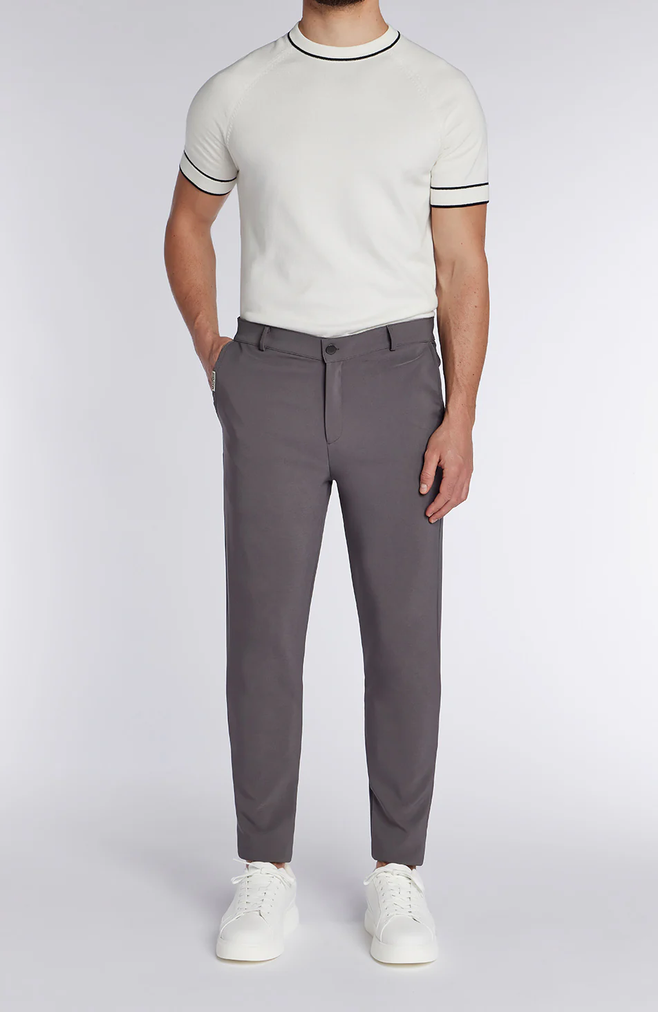 Signature Hybrid Trousers in Grey - Image 3