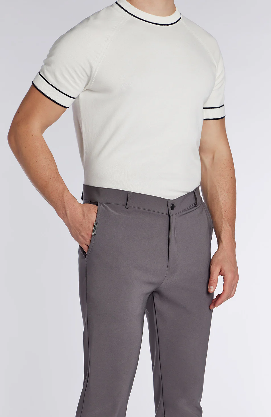 Signature Hybrid Trousers in Grey - Image 4