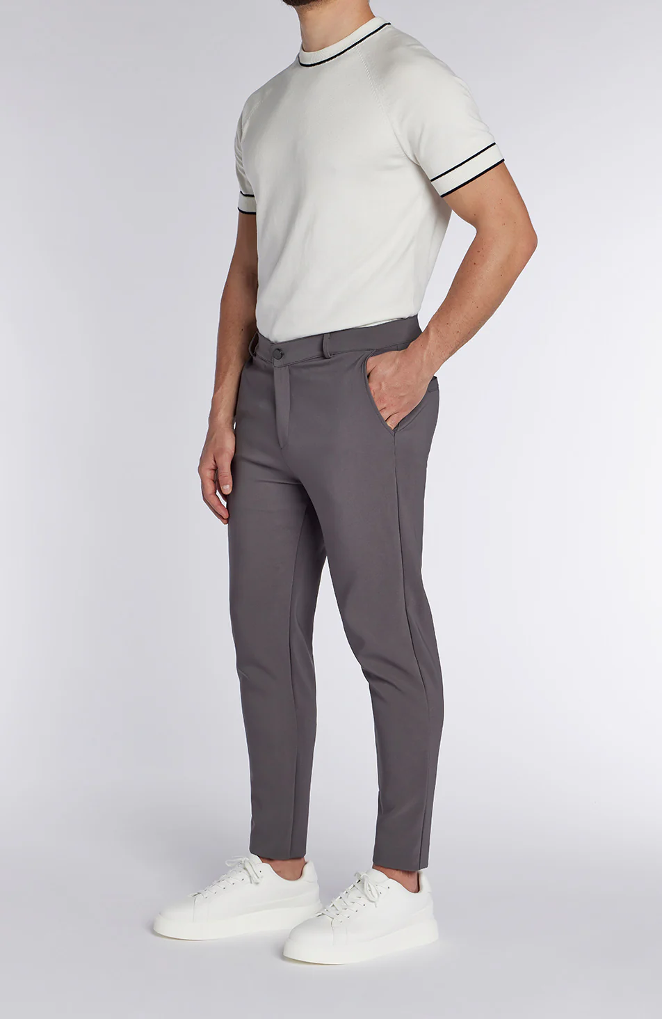 Signature Hybrid Trousers in Grey - Image 6