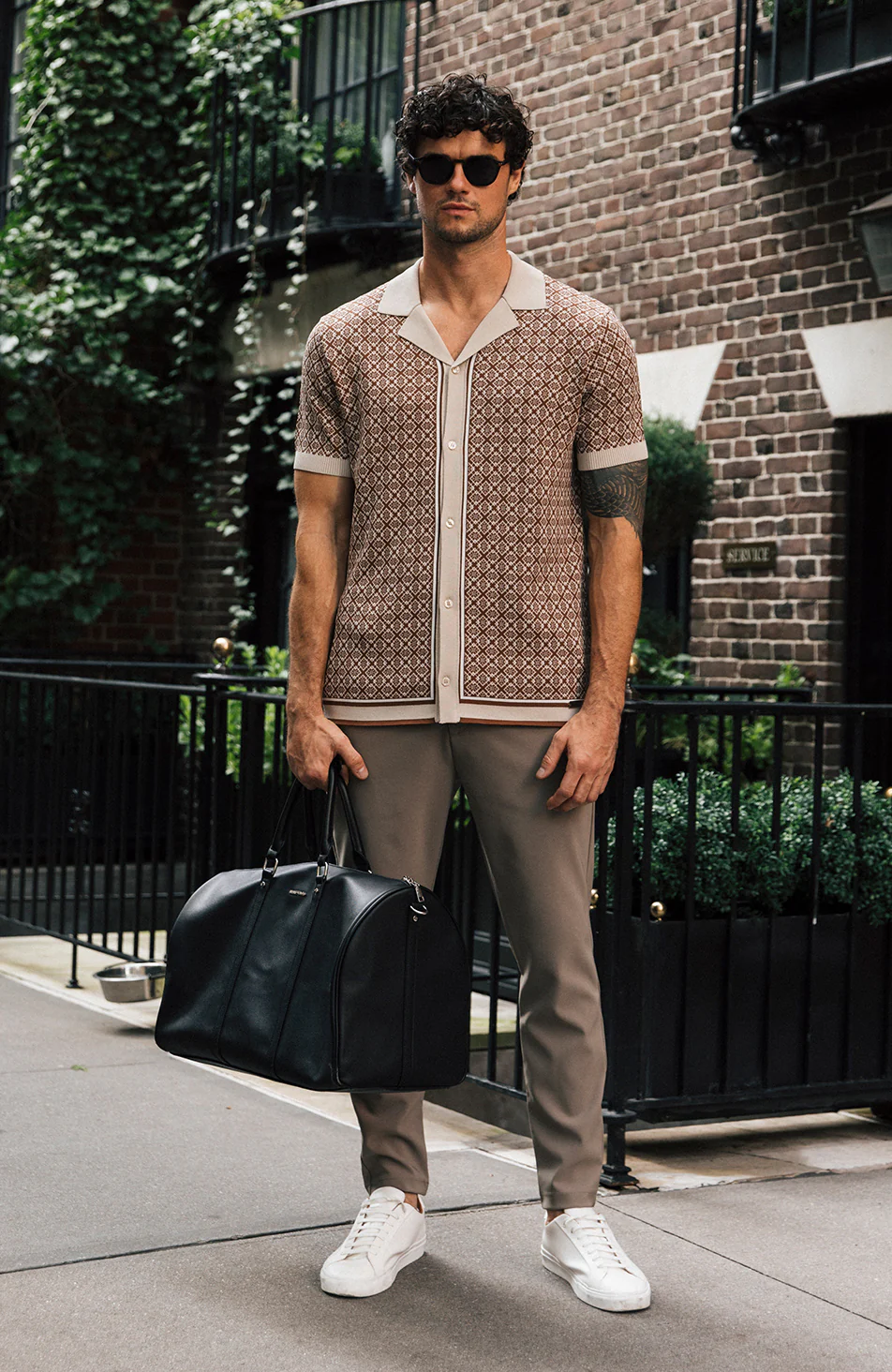 Signature Hybrid Trousers in Taupe - Image 2