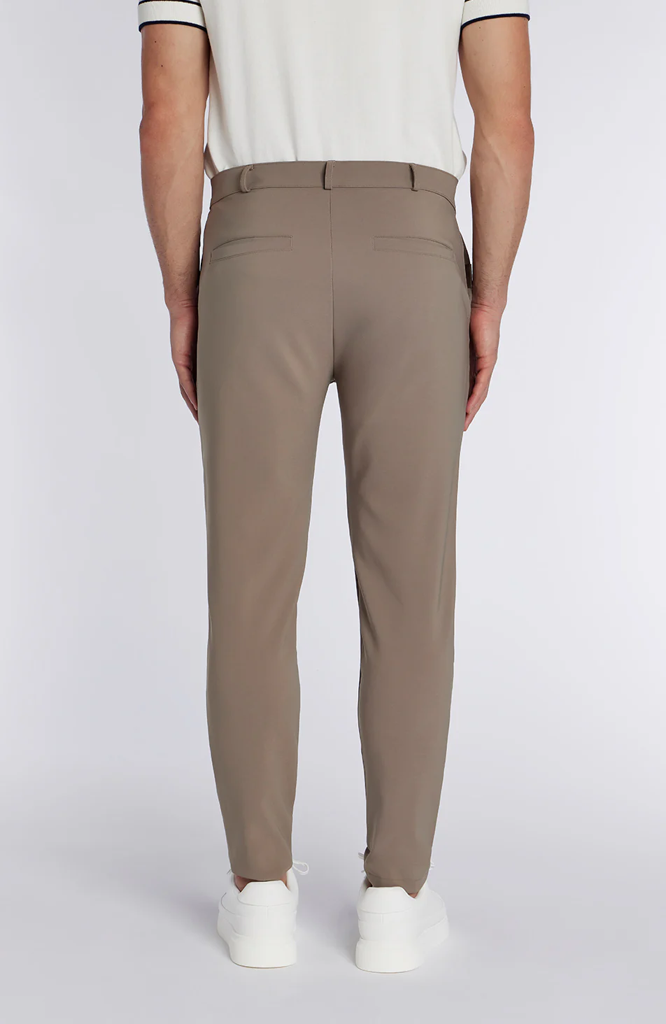 Signature Hybrid Trousers in Taupe - Image 7